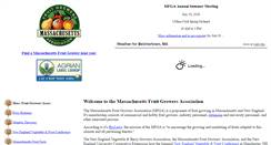 Desktop Screenshot of massfruitgrowers.org